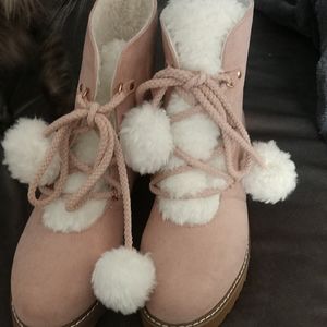 Pink boots